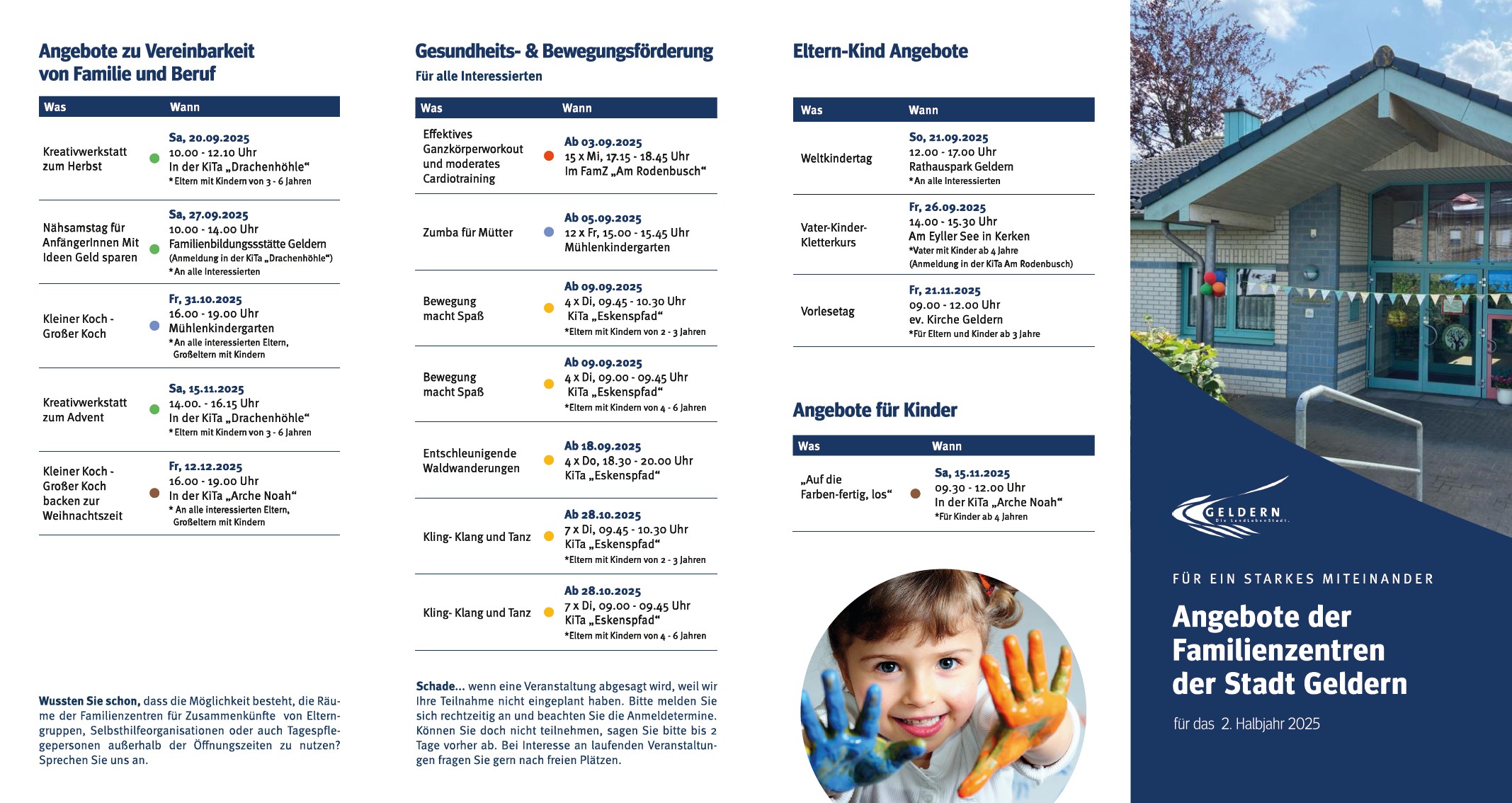 Programm Familienzentrum Geldern